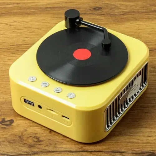 Retro Vinil Stilində Bluetooth Dinamik