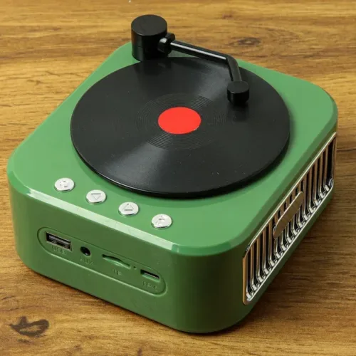 Retro Vinil Stilində Bluetooth Dinamik