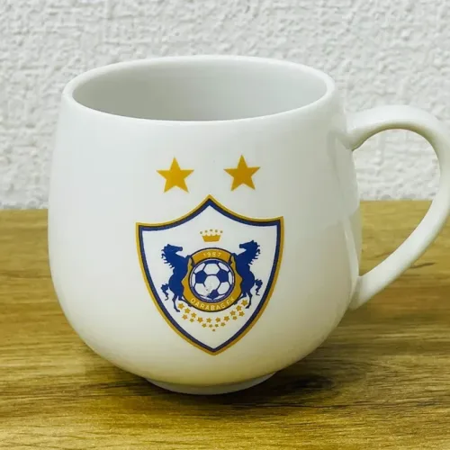 Qarabağ FK Loqolu Ağ Fincan