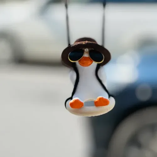 Maşın üçün Asılqanlı"Cool Duck"Dekor Ördək asılqan