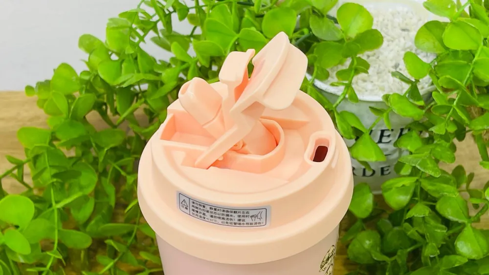 Gündəlik Termos 520 Ml Çəhrayı Qızılı Çiçək