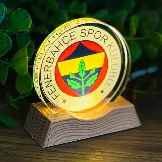 Fenerbahçe Loqolu LED Kürə İşıq