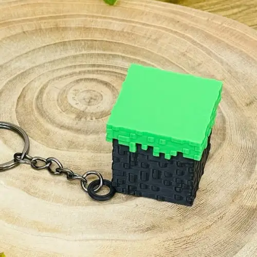 3D Minecraft Clicker Brelok