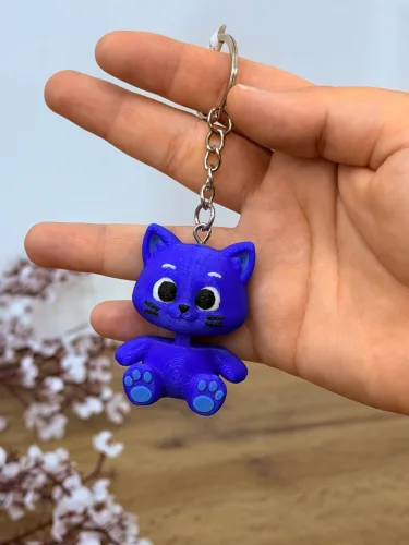 3D MAVİ PİŞİK 2 HİSSƏLİ BRELOK AÇARLIQ