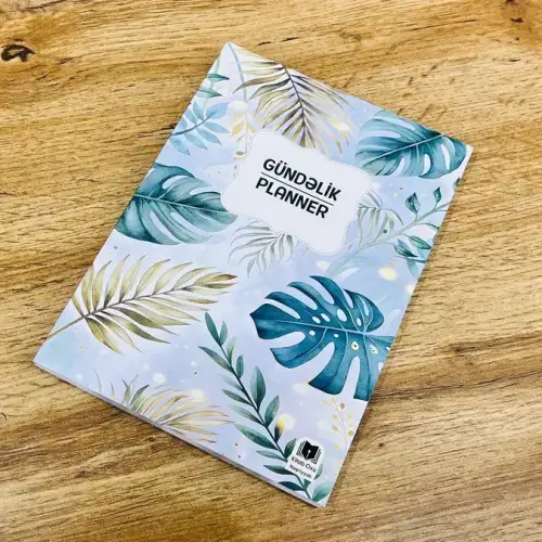 Gündəlik Planner Yaşıl Yarpaq-Azərbaycan Dilində