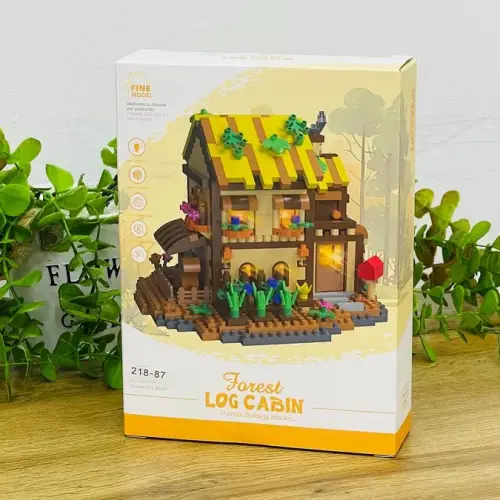 Meşə Evi Konstruksiya Dəsti (Forest Log Cabin MZ 324) – 300+ hissə