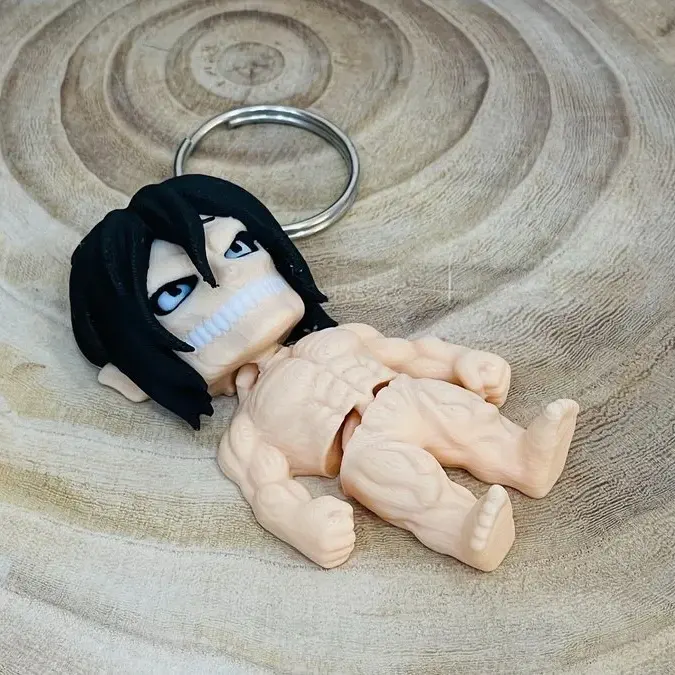 3D Eren Titan Brelok