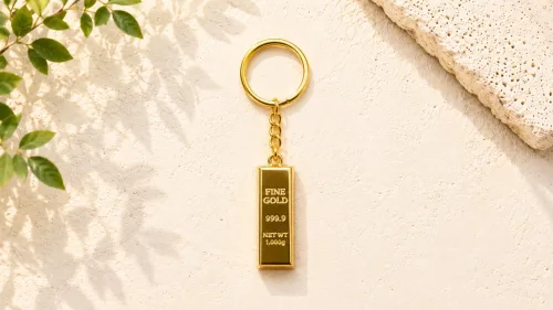 Metal Qızıl Gold Brelok Jiaqi