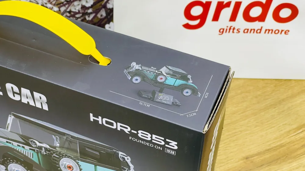 Vintage Car HOR-853 Retro Avtomobil Konstruktoru – 340 Hissə