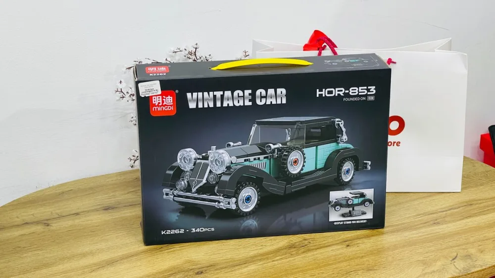 Vintage Car HOR-853 Retro Avtomobil Konstruktoru – 340 Hissə