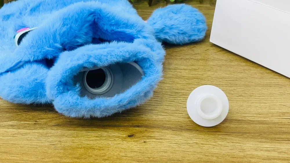 Yumşaq Örtüklü İsti Su Torbası – Stitch Mavi , 1 L