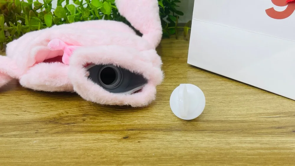 Yumşaq Örtüklü İsti Su Torbası – Stitch Çəhrayı Angel, 1 L