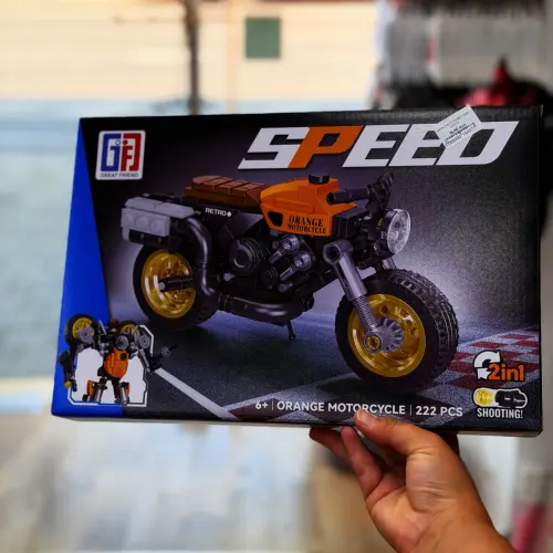 Narıncı moto-robot leqo 222PCS