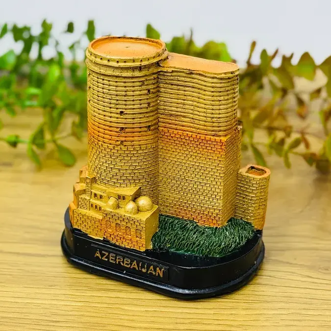 Qız Qalası Miniatürü – Azərbaycan Suveniri (12 sm)