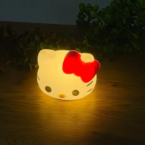 HELLO KİTTY BAŞ SİLİKON LAMPA