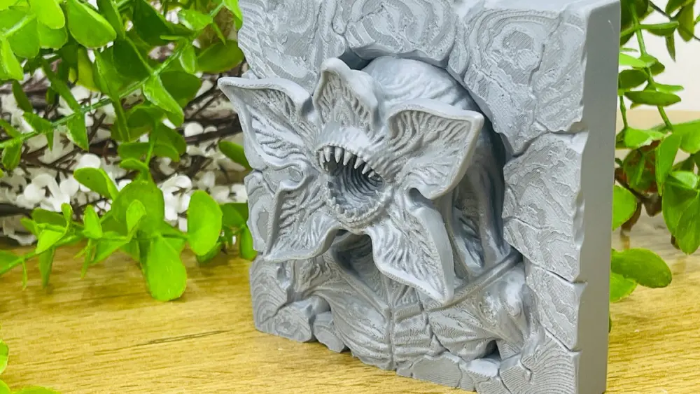 3D Demogorgon Dekoru – 11 × 11 sm