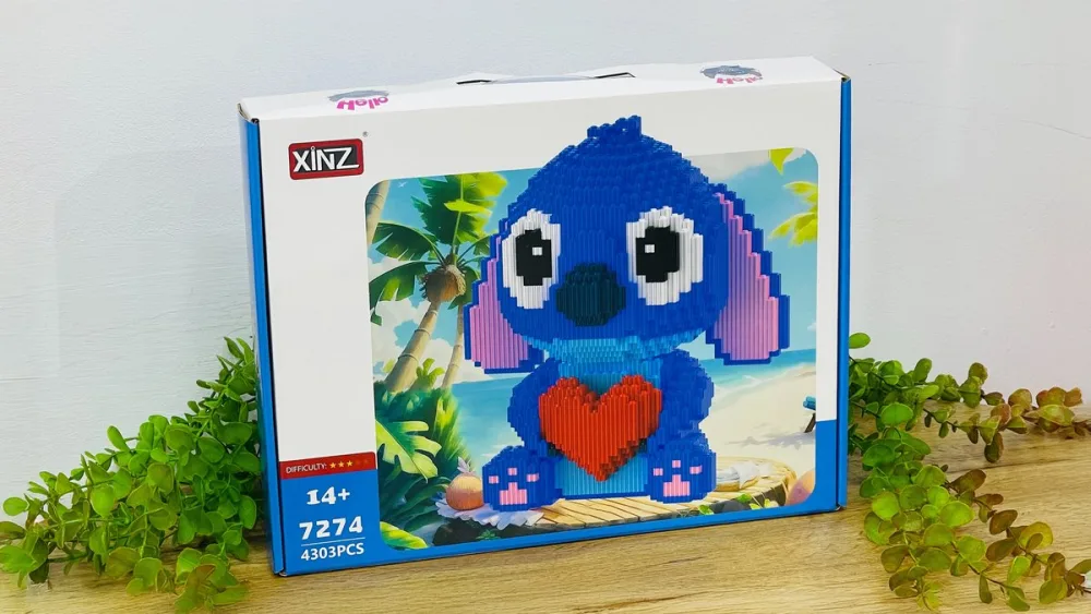 Stitch Mini Bricks Konstruktoru – Ürəkli 4303 Hissə