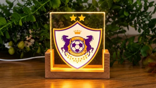 Futbol Klubu Loqolu İşıqlı Dekor Qarabağ – 11 sm