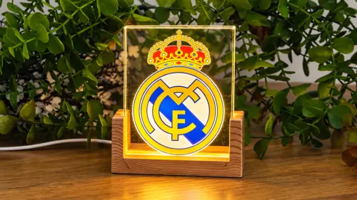 Futbol Klubu Loqolu İşıqlı Dekor Real Madrid – 11 sm