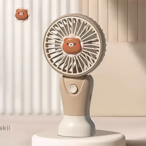 MİNİ FAN YUMRU BAŞLIQ AYI QƏHVƏYİ CS1389