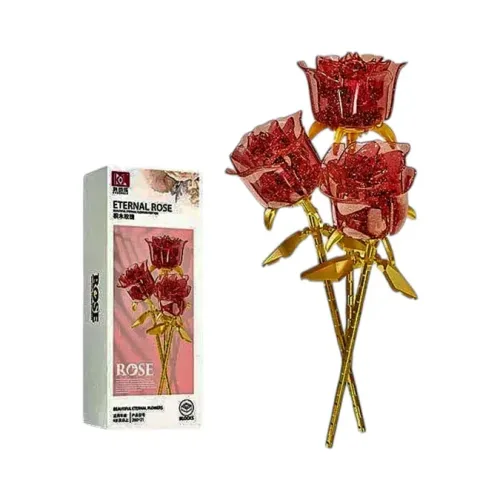 ETERNAL ROSE LEQO 360-21 ÜÇLÜ BORDO