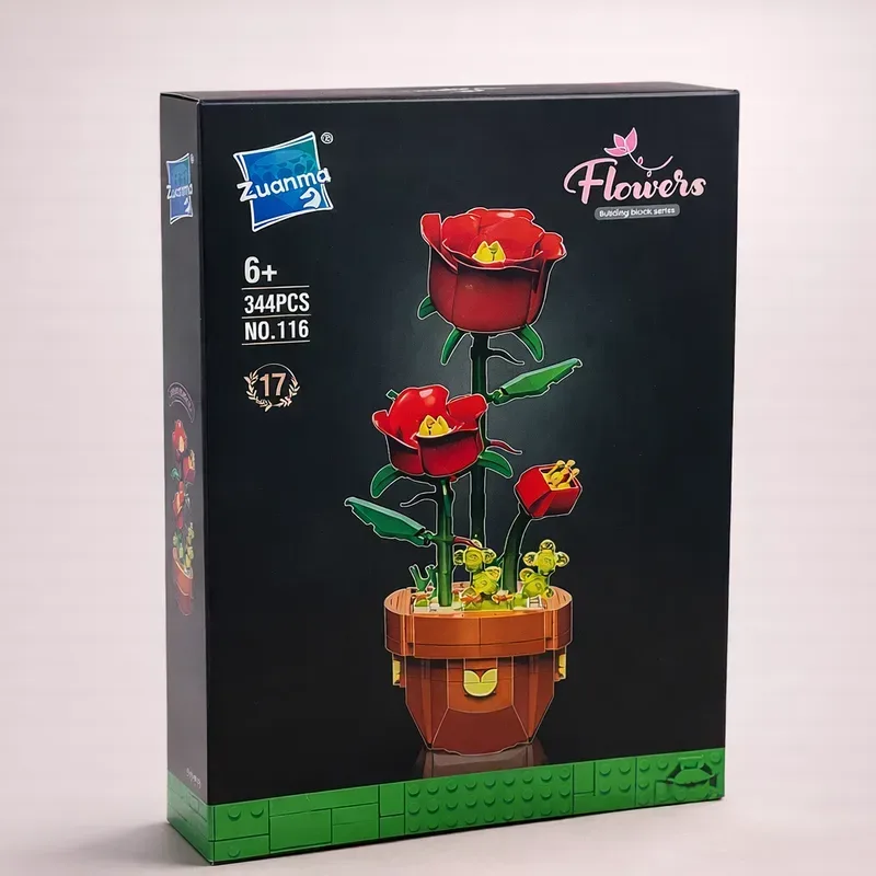 LEGO QIZILIGÜL DİBÇƏKLİ 344PCS NO 116 ZUANMA