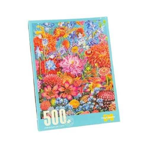 500 Parça Gül Və Çiçək Temalı Puzzle – İncəsənət Və Antistress Hobby Oyunu