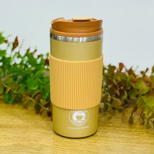 QƏHVƏYİ TERMOS REZİNLİ 500 ML SİMPLE STYLE AMSZM1738
