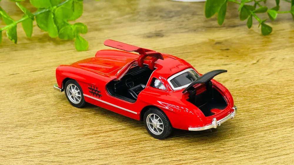 Klassik Mercedes-Benz 300SL Metal Avtomobil Modeli – Qırmızı🚘