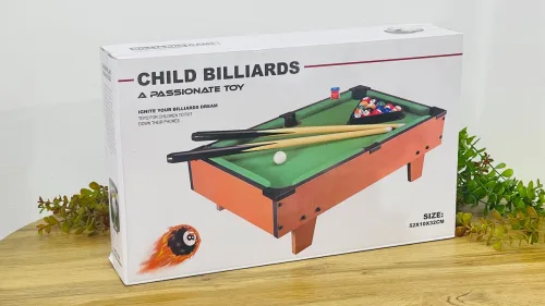 Uşaqlar Üçün Masaüstü Bilyard Dəsti – 52 × 32 sm
