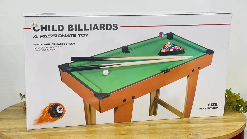 Uşaqlar Üçün Ayaqlı Bilyard Masası – 71 × 38 sm