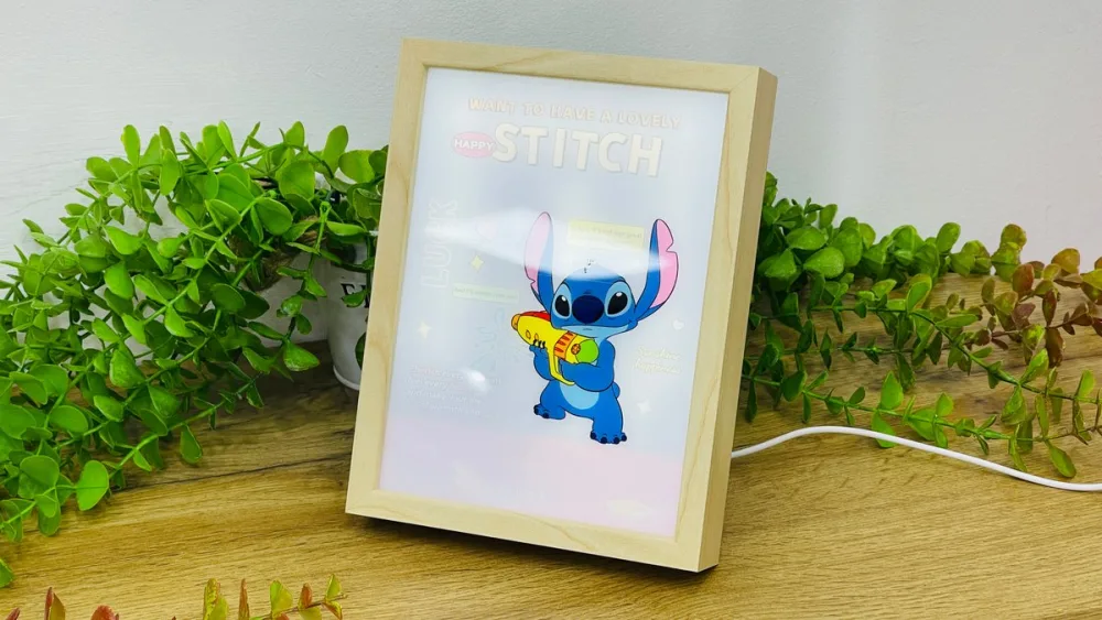 Stitch İşıqlı Çərçivə – 21×16 sm