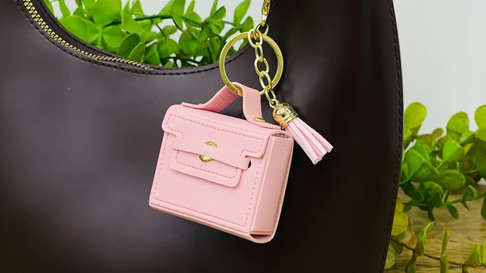 Mini Çanta Charm Brelok - Çəhrayı, Çəhrayı