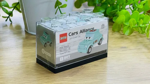 Yaşıl Yarış Maşını Mini Leqo Konstruktoru – 47 Hissə