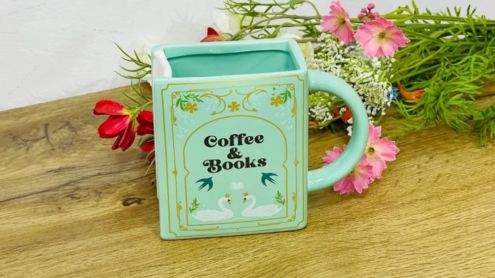 Kitab Formalı Coffee & Books Fincan 📚☕