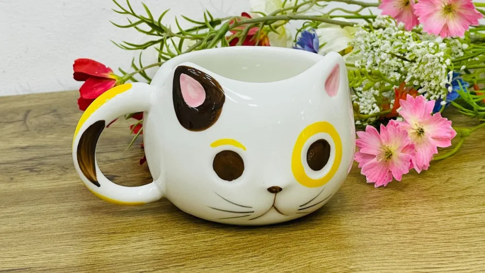 Pişik Formalı Fincan Qəhvəyi Qulaq🐱☕
