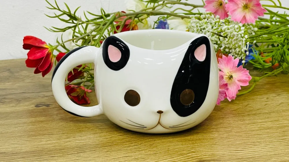 Pişik Formalı Fincan Qara Qulaq🐱☕