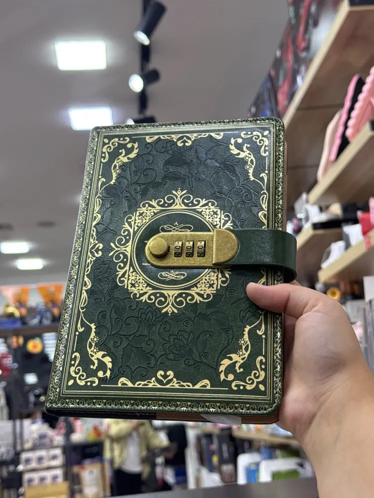 KODLU AJANDA GÜL NAXIŞLI