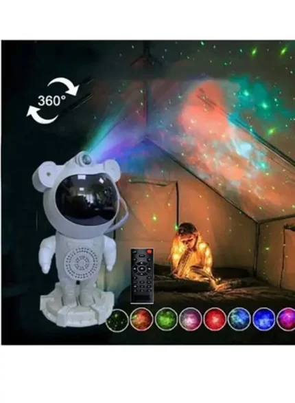 ✨ Kosmonavt proyektor Bluetooth - Astronaut Star Bluetooth Projector  – Həm ulduzlu səma effektləri, həm də sevdiyiniz musiqiləri dinləmək imkanı bir cihazda! Bluetooth funksiyası ilə təchiz olunmuş bu proyektor otağınıza rəngarəng işıqlandırma və səs keyfiyyəti gətirəcək. ✨ Pultla idarəetmə: İşıq effektlərini və musiqini uzaqdan rahatlıqla idarə edin. Xüsusiyyətlər: Ölçüsü: 23 sm – ideal ölçü, həm dekorativ, həm də funksional. Rəngi: Ağ – hər interyerə uyğun müasir və şık görünüş. Bluetooth funksiyası: Musiqi qoşma imkanı ilə əhvalınıza uyğun atmosfer yaradın. LED işıq effektləri: Ulduzlu səma, avrora və rəngli işıq kombinasiyaları ilə gözəl bir mühit təmin edir. Üstünlükləri: 2-si 1-də: Proyektor və Bluetooth musiqi qoşmaq imkanı bir cihazda. Ulduzlu səma və musiqi: Eyni anda həm vizual, həm də audio təcrübə təqdim edir. Sadə istifadə: USB ilə elektrik cərəyanına asan qoşulmaqla istifadə imkanı. Rahat idarəetmə: Pult vasitəsilə işıq rejimlərini və musiqini dəyişdirin. İstifadə sahələri: Uşaq otağı: Uşaqlar üçün ulduzlar, kosmos, kosmonavt görünüşü təcrübəsi. Ev dekorasiyası: Yataq otağı, qonaq otağı və ya iş otağı üçün ideal seçim. Romantik gecələr: Həm ulduzlu səma, həm də musiqi ilə xüsusi anlar üçün əla aksessuar. Hədiyyə: Dostlar və ailə üçün kreativ və praktiki bir hədiyyədir. ✨ Astronaut Star Bluetooth Proyektor ilə otağınızı ulduzların və musiqinin harmoniyasına qərq edin! ✨ 