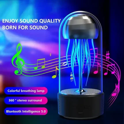 ✨ Meduza Bluetotth səsucaldıcı lampa – Gözəl işıqlandırma və musiqi keyfiyyətini bir arada təqdim edir! Xüsusiyyətlər: Hündürlük: 25 sm Rəngi: Qara – hər interyerə uyğun klassik və müasir dizayn. Funksionallıq: İşıqlandırma və musiqi səsucaldıcı funksiyaları ilə bir cihazda birləşdirilib. Texnologiya: Bluetooth bağlantısı – telefon və digər cihazlara asan qoşulma imkanı. Üstünlükləri: Çoxfunksiyalı: Fləş kart və Bluetooth bağlantısı ilə musiqi dinləmək, LED işıqlandırma ilə məkanı bəzəmək üçün ideal seçim. Müasir dizayn: Meduza formasında unikal və zərif görünüş. Rahat istifadə: Kompakt ölçüsü və asan idarəetmə düymələri ilə istifadəçi dostudur. Əlavə atmosfer: LED işıqlandırma ilə istənilən məkanı rəngləndirir və canlandırır. İstifadə sahələri: Ev dekorasiyası: Qonaq otağı, yataq otağı və ya ofis üçün dekorativ və funksional aksessuar. Parti və tədbirlər: Musiqi və işıqla unikal atmosfer yaradır. Hədiyyə: Musiqisevərlər və estetik həvəskarları üçün mükəmməl seçimdir. ✨ Meduza Səsucaldıcı Lampa ilə məkanınıza musiqi və işığın harmoniyasını əlavə edin! ✨