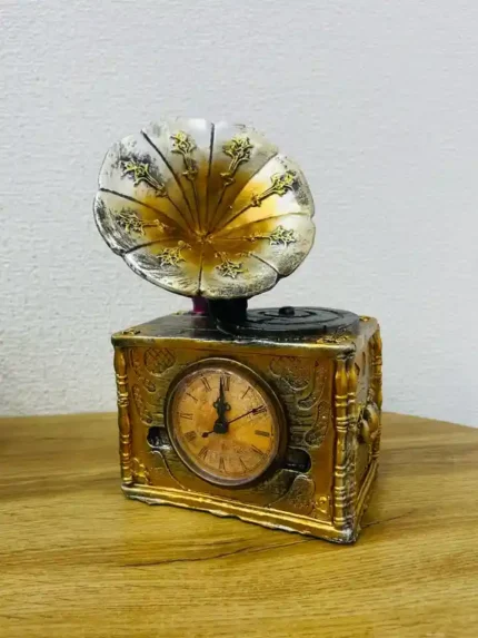retro qramafon saat