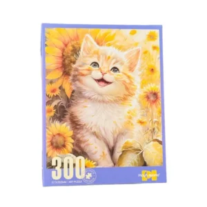 300 Parça Pişik Və Günəbaxan Temalı Puzzle – Antistress Hobby Oyunu Yappoz - Grido hədiyyə mağazası