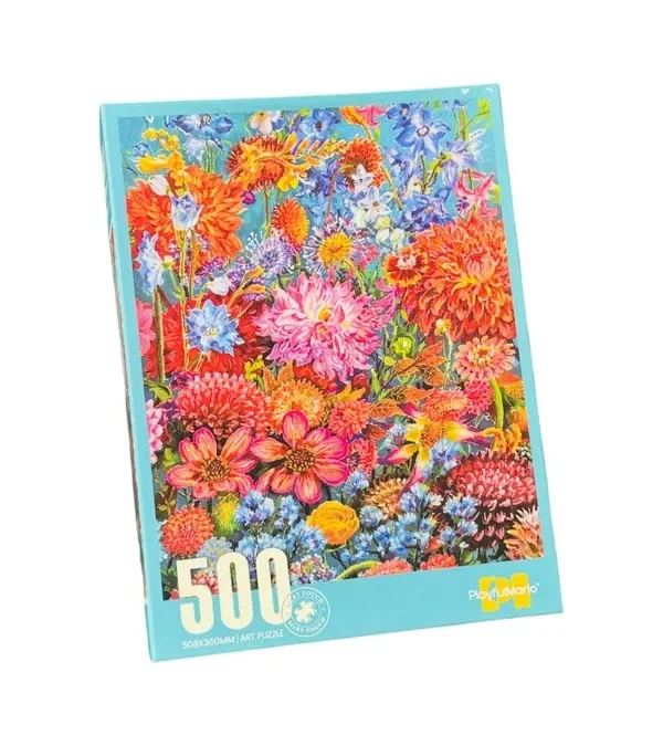 500 Parça Gül Və Çiçək Temalı Puzzle – İncəsənət Və Antistress Hobby Oyunu - Grido hədiyyə mağazası