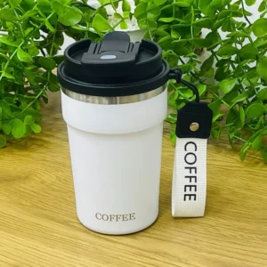 Ağ Rəngli Termos Fincan 400 ml - Grido hədiyyə mağazası
