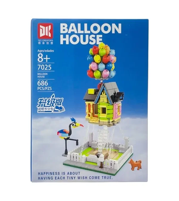 Balloon House Up Animasiya Konstruksiya Dəsti 686 Hissə - Grido hədiyyə mağazası