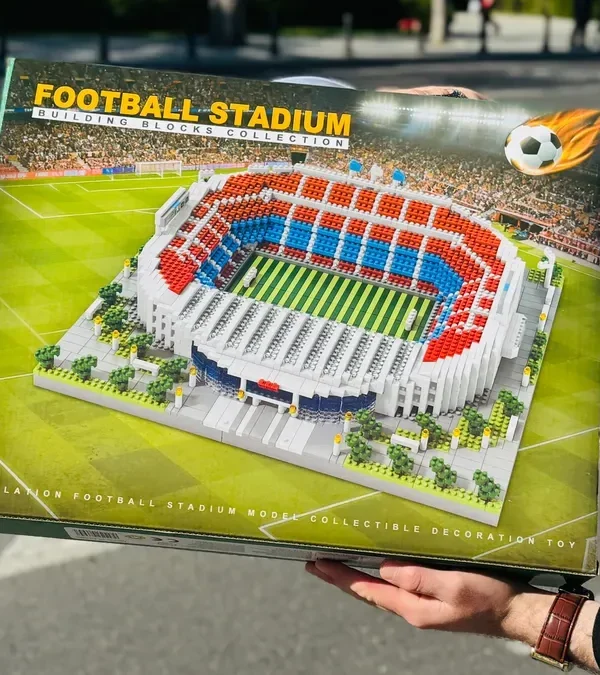 Barcelona Camp Nou Stadionu Konstruksiya Dəsti – 2774 Parça Mini Stadion Maketi - Grido hədiyyə mağazası