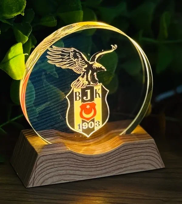 Beşiktaş Loqolu LED Kürə İşıq - Grido hədiyyə mağazası