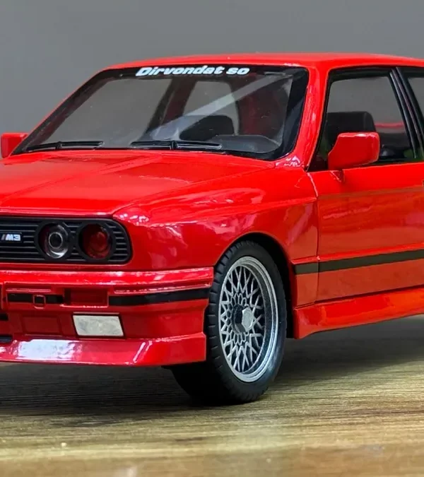 BMW M3 E30 Qırmızı Klassik Model – Metal Maket - Grido hədiyyə mağazası