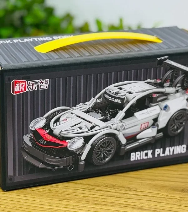 Boz Porsche Supercar Konstruksiya Dəsti - Grido hədiyyə mağazası
