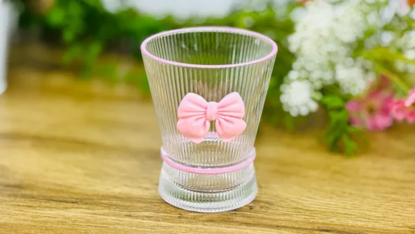 Çəhrayı Bantlı Xətli Şəffaf Bakal 2288🎀✨ - Grido hədiyyə mağazası